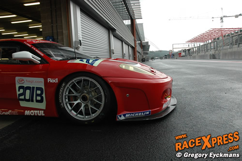 De Ferrari F430 en de donkere wolken van Spa